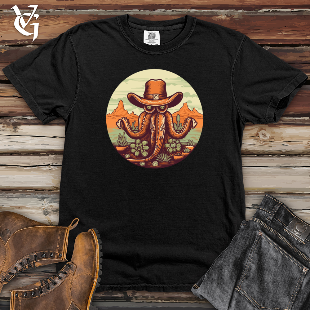 Desert Cowboy Octopus Heavy Cotton Comfort Colors Tee