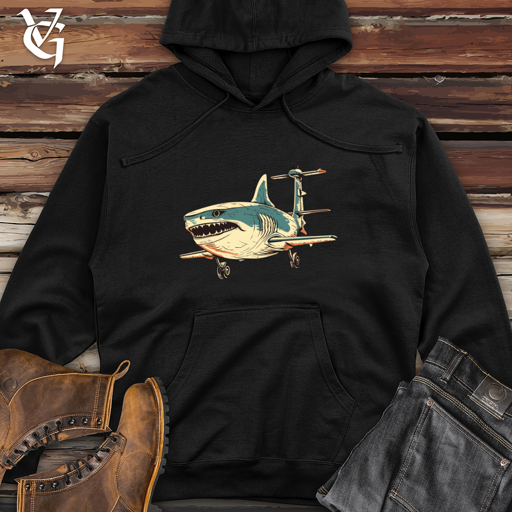 Retro HeliShark Midweight Hooded Sweatshirt