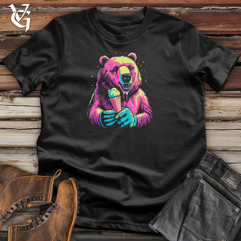 Vintage Cosmic Ice Cream Bear Cotton Tee