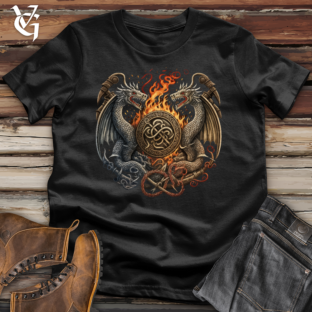 Flaming Dragons Softstyle Tee