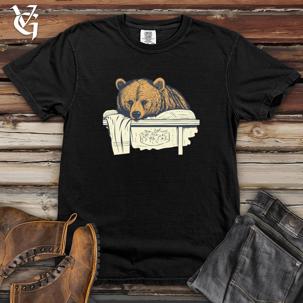 Retro Bedtime Bear Heavy Cotton Comfort Colors Tee