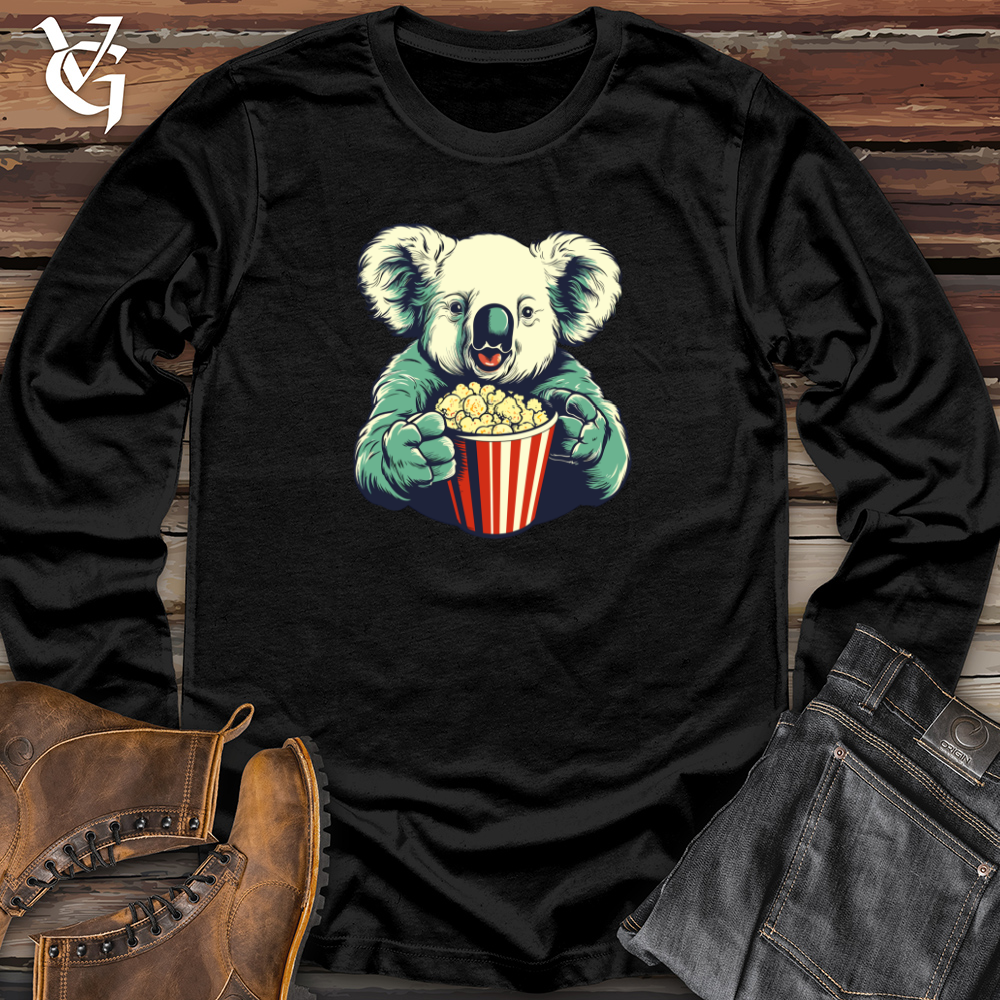 Popcorn-Munching Koala Long Sleeve