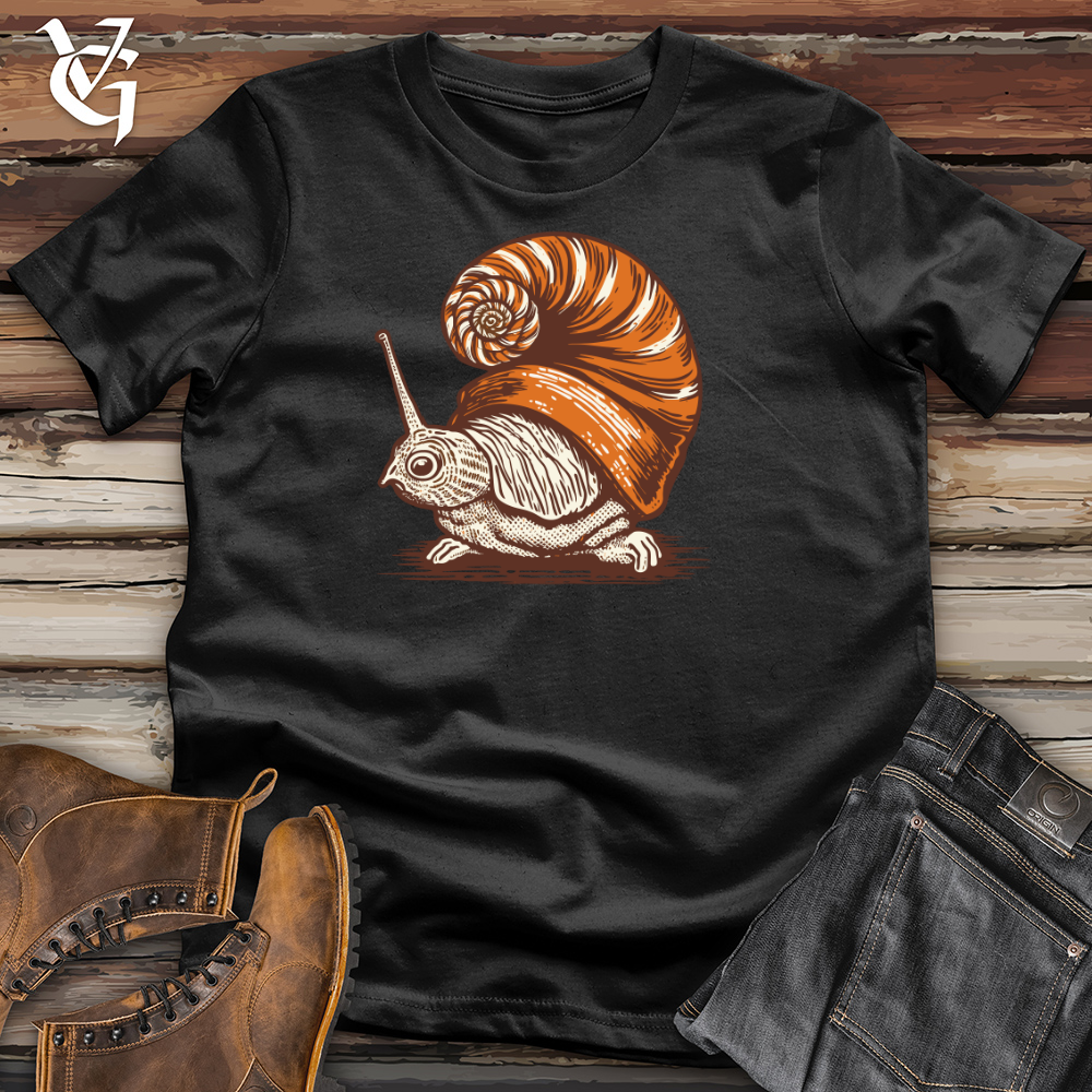 Snail Shell Elegance Cotton Tee