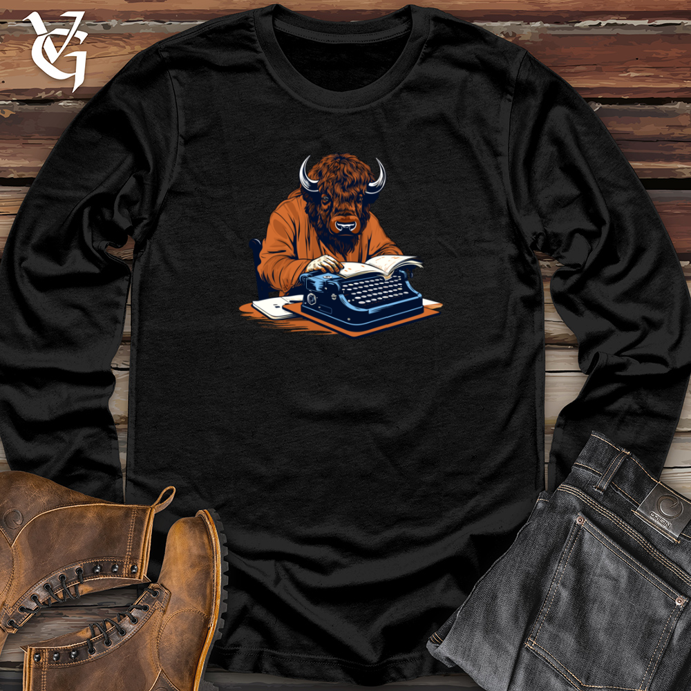 Wordsmith Bison Typewriter Long Sleeve