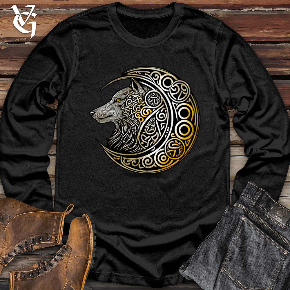 Mind Of A Cosmic Wolf Softstyle Long Sleeve