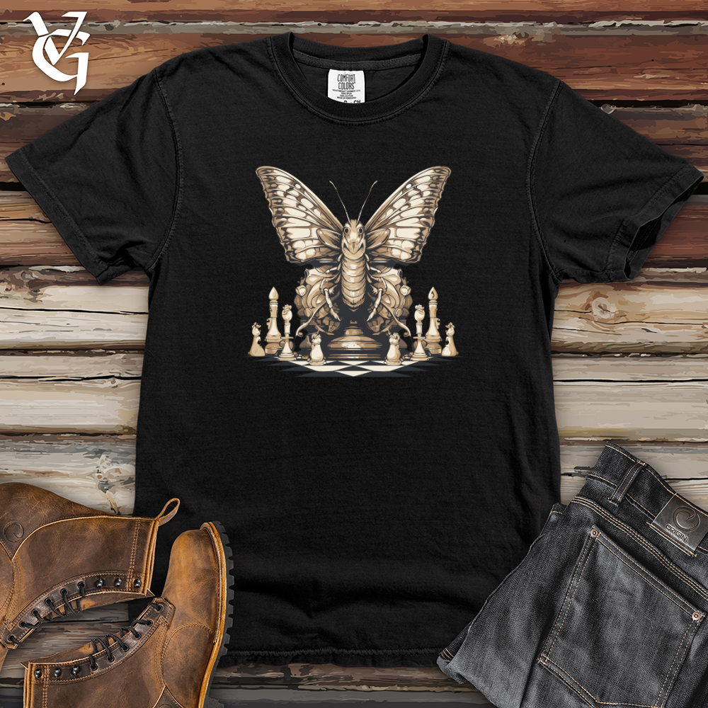 Moth Strategy Flutter Chess Checkmate Heavy Cotton Comfort Colors Tee