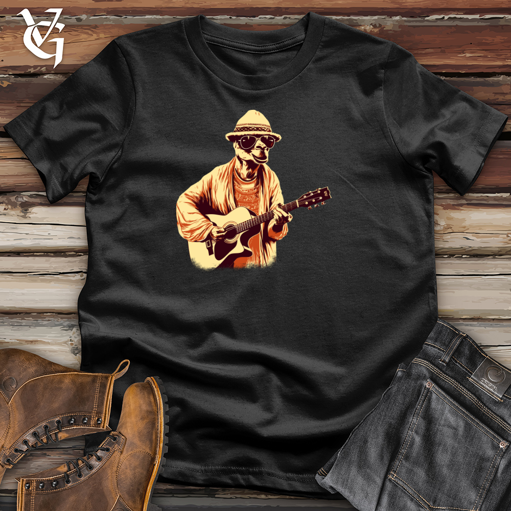 Camel Desert Melody Guitar Groove Cotton Tee