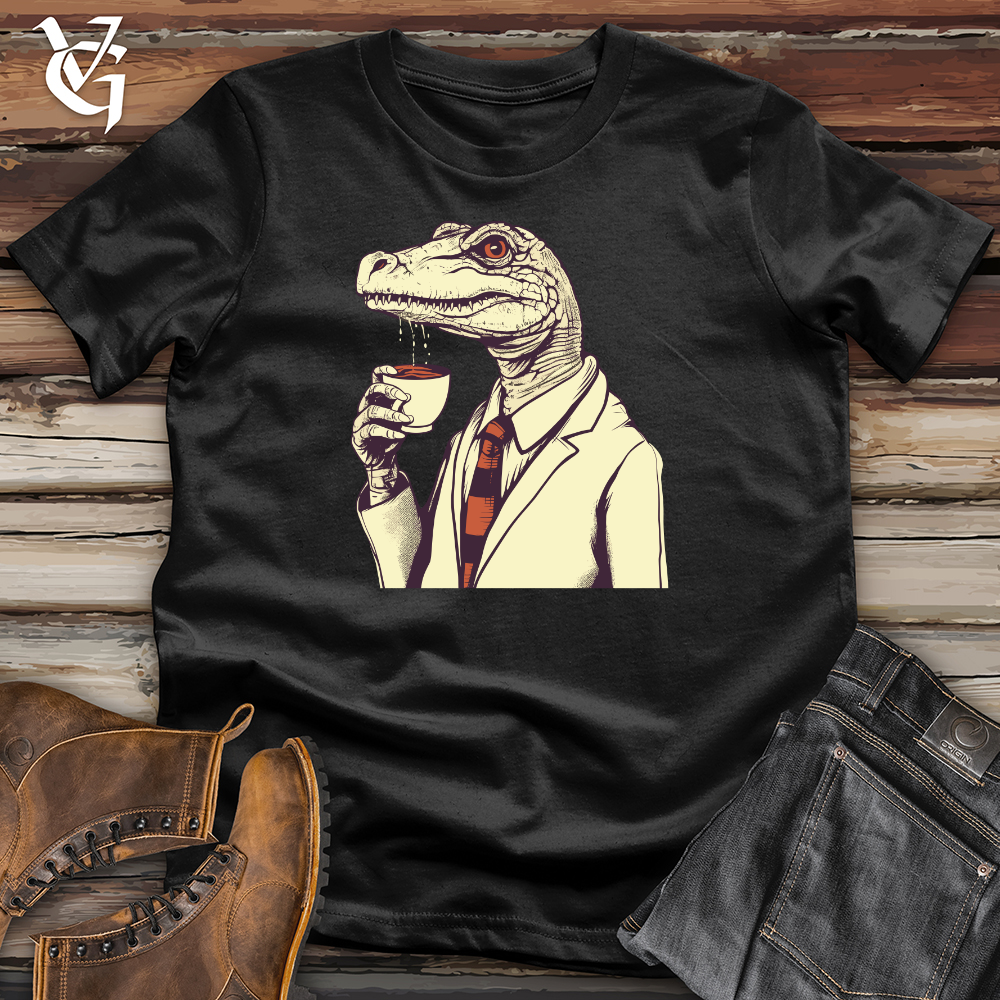 Coffeetime Lizard Tranquility Softstyle Tee