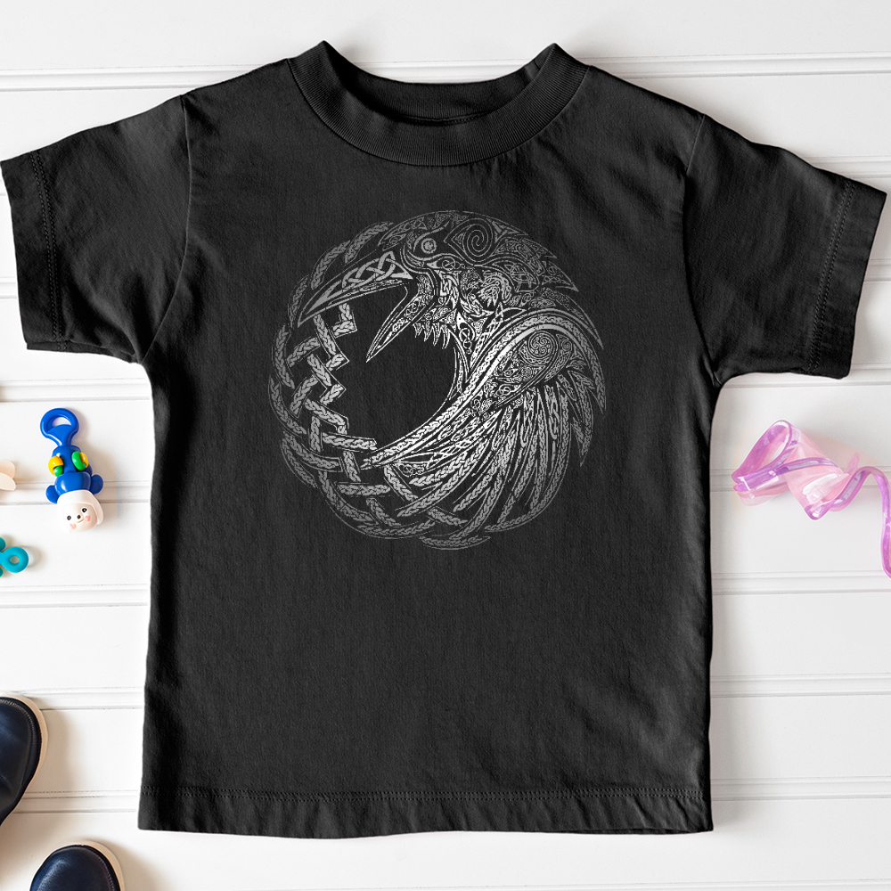 Silver Glass Raven Toddler Tee