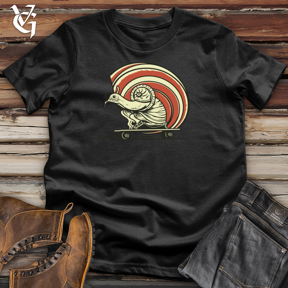 Retro Skate Snail Cotton Tee