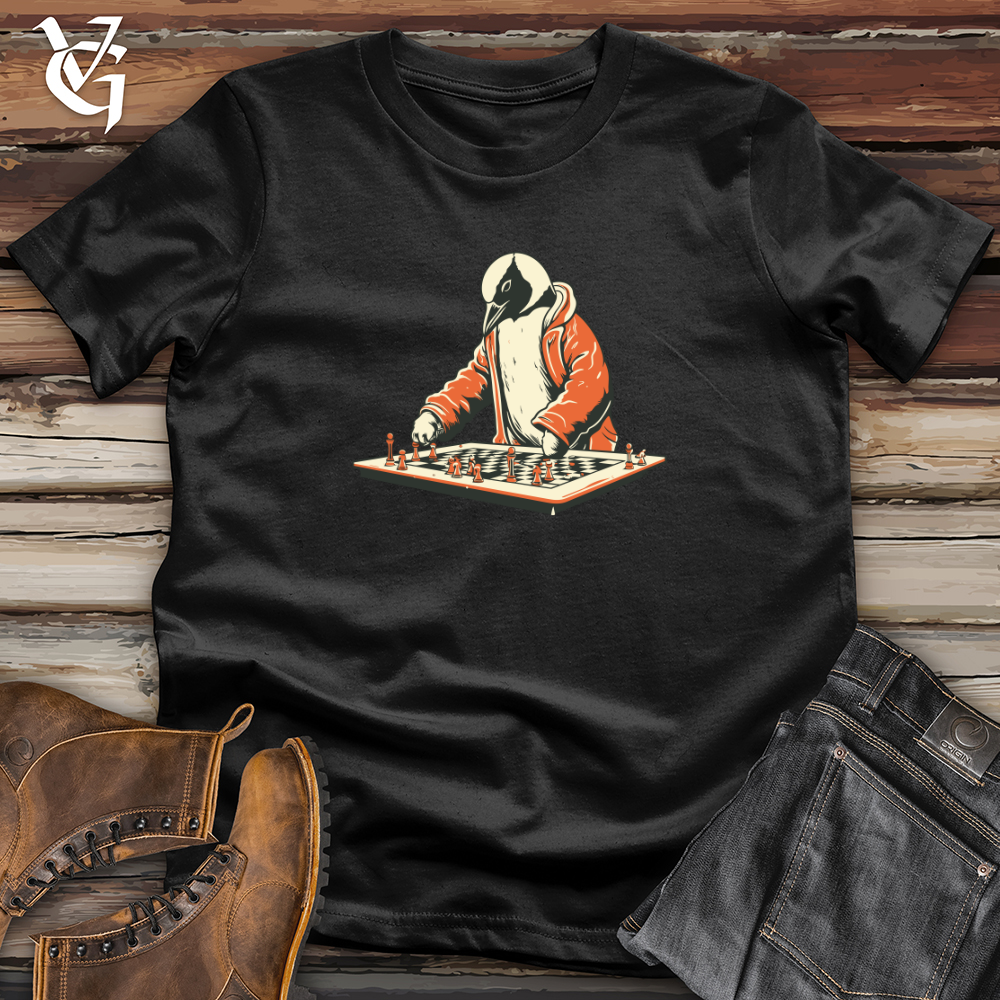 Vintage Game Night Penguin Softstyle Tee