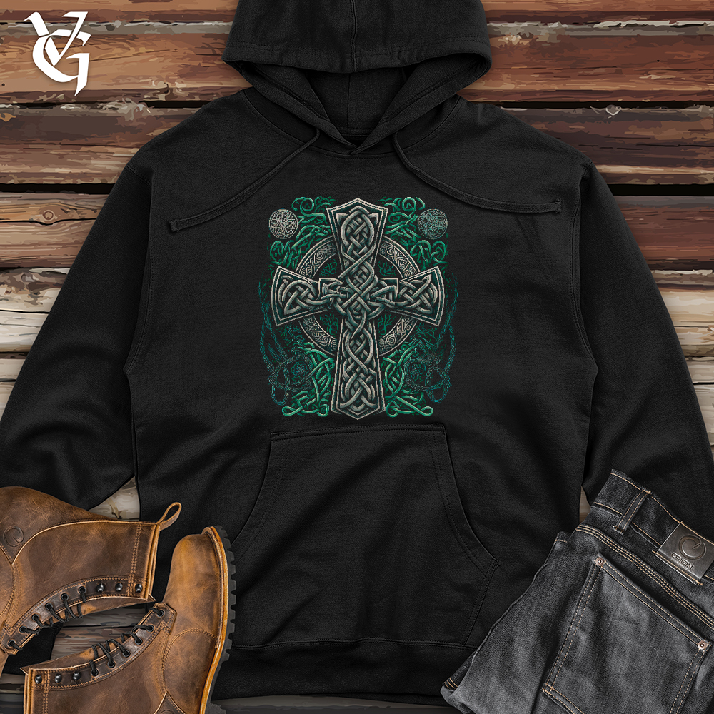 Celtic Crosses Midweight Hooded Sweatshirt