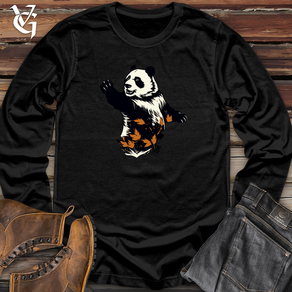 Panda Leaf Swirl Long Sleeve