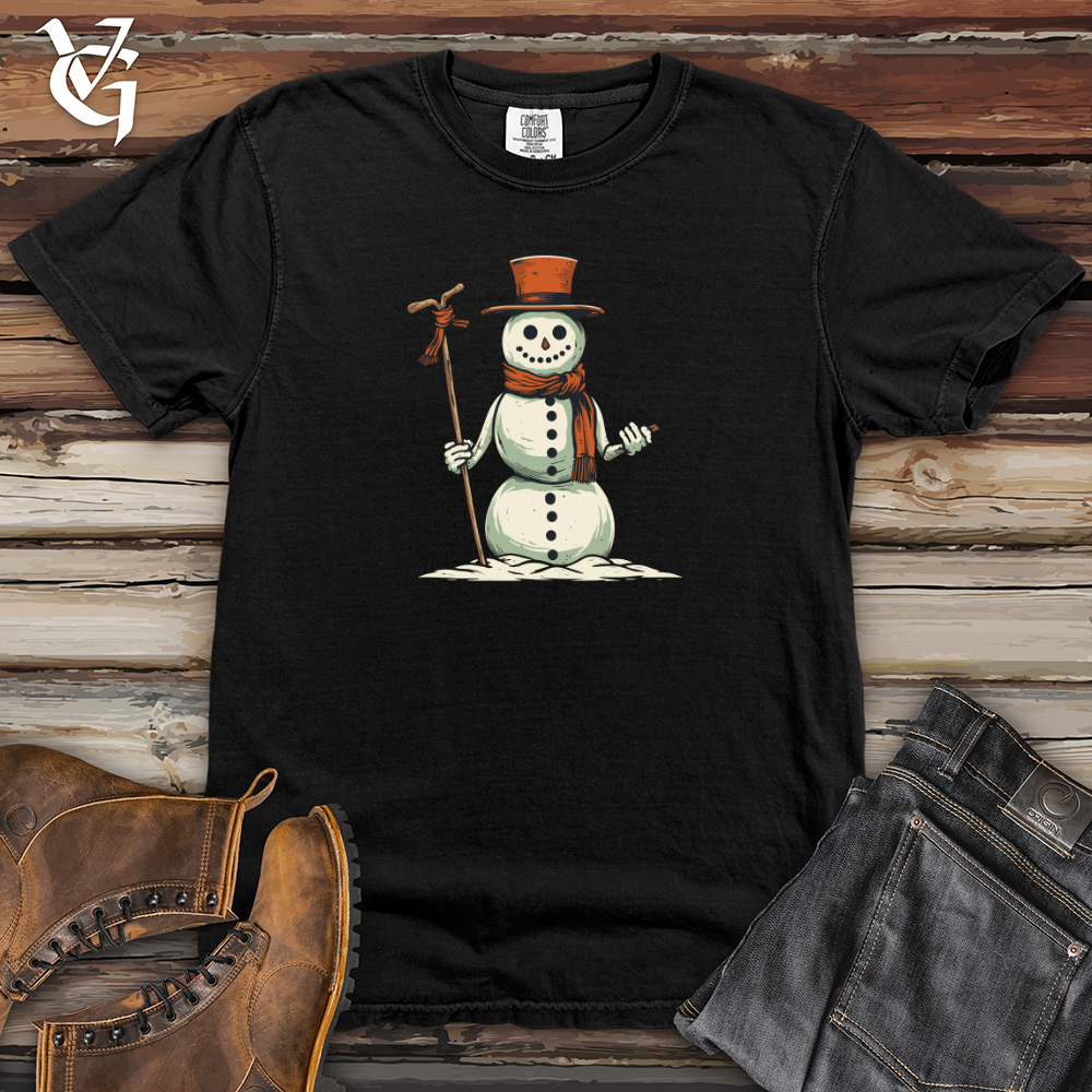 Vintage Snowman Charm 01 Heavy Cotton Comfort Colors Tee