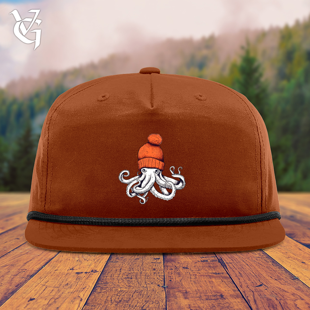 Octopus Orange Beanie Snapback Cap