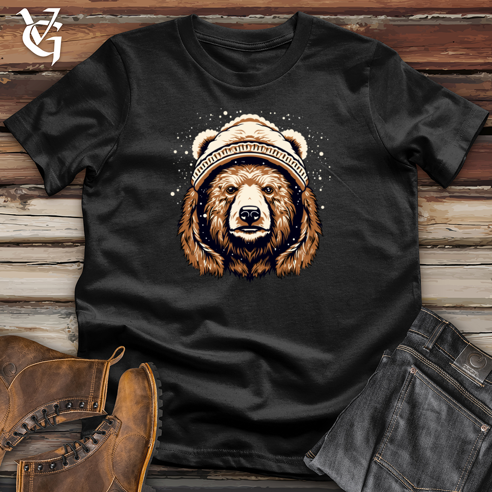 Vintage Snow Hat Bear Softstyle Tee