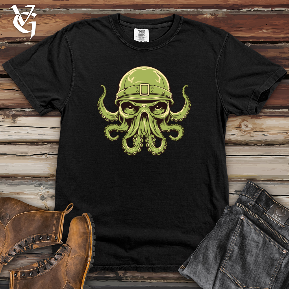 Helmeted Octopus Army Prowess Heavy Cotton Comfort Colors Tee