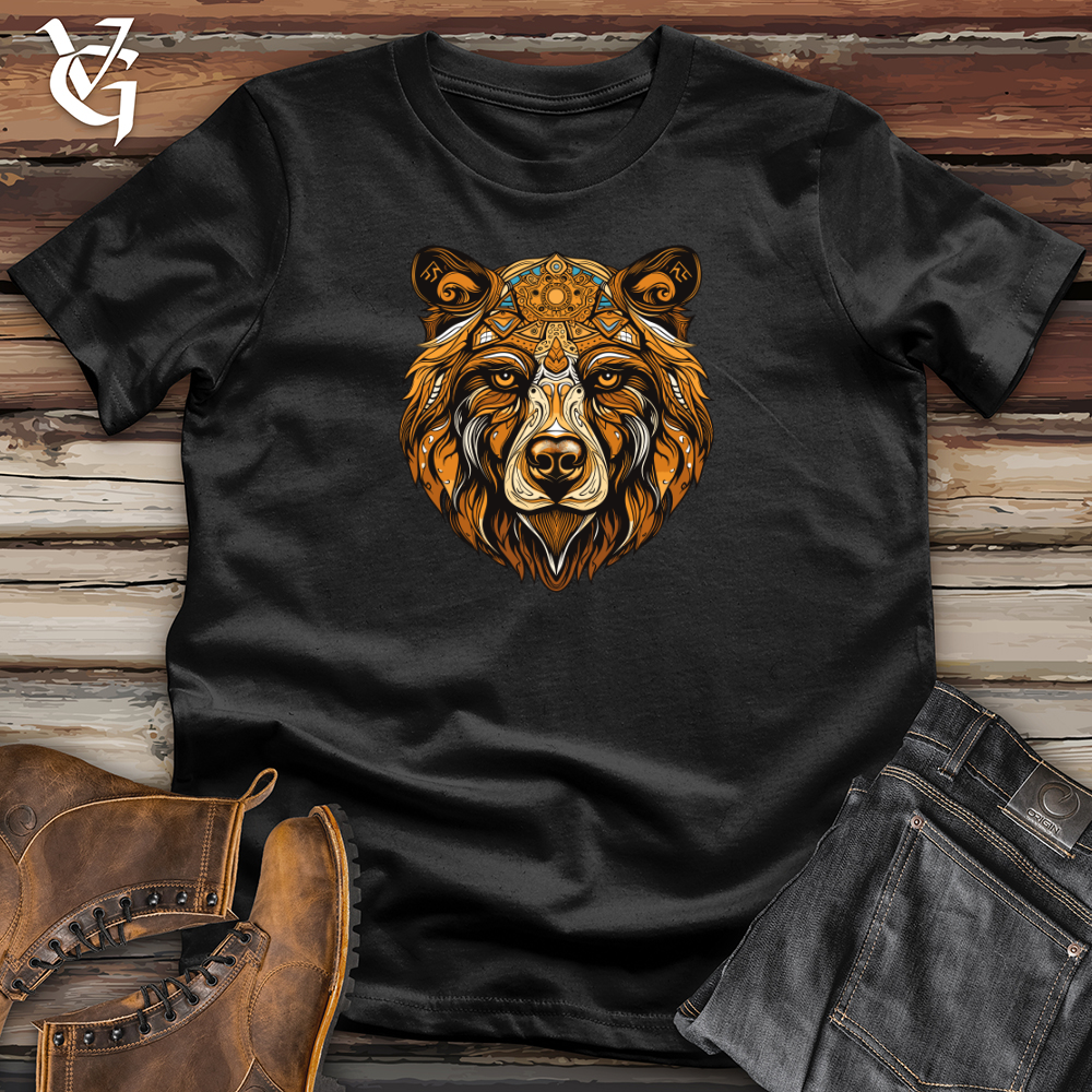 Vintage Viking Bear 01 Softstyle Tee