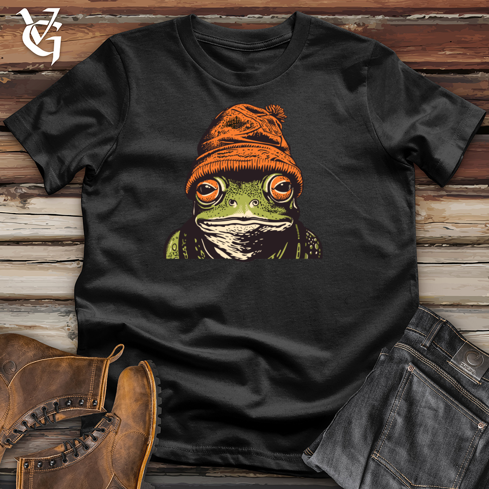 Retro Beanie Frog Cotton Tee