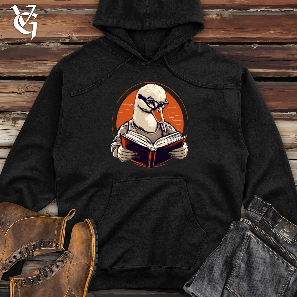 Wanderlust Goose Reads Midweight Hooded Sweatshirt