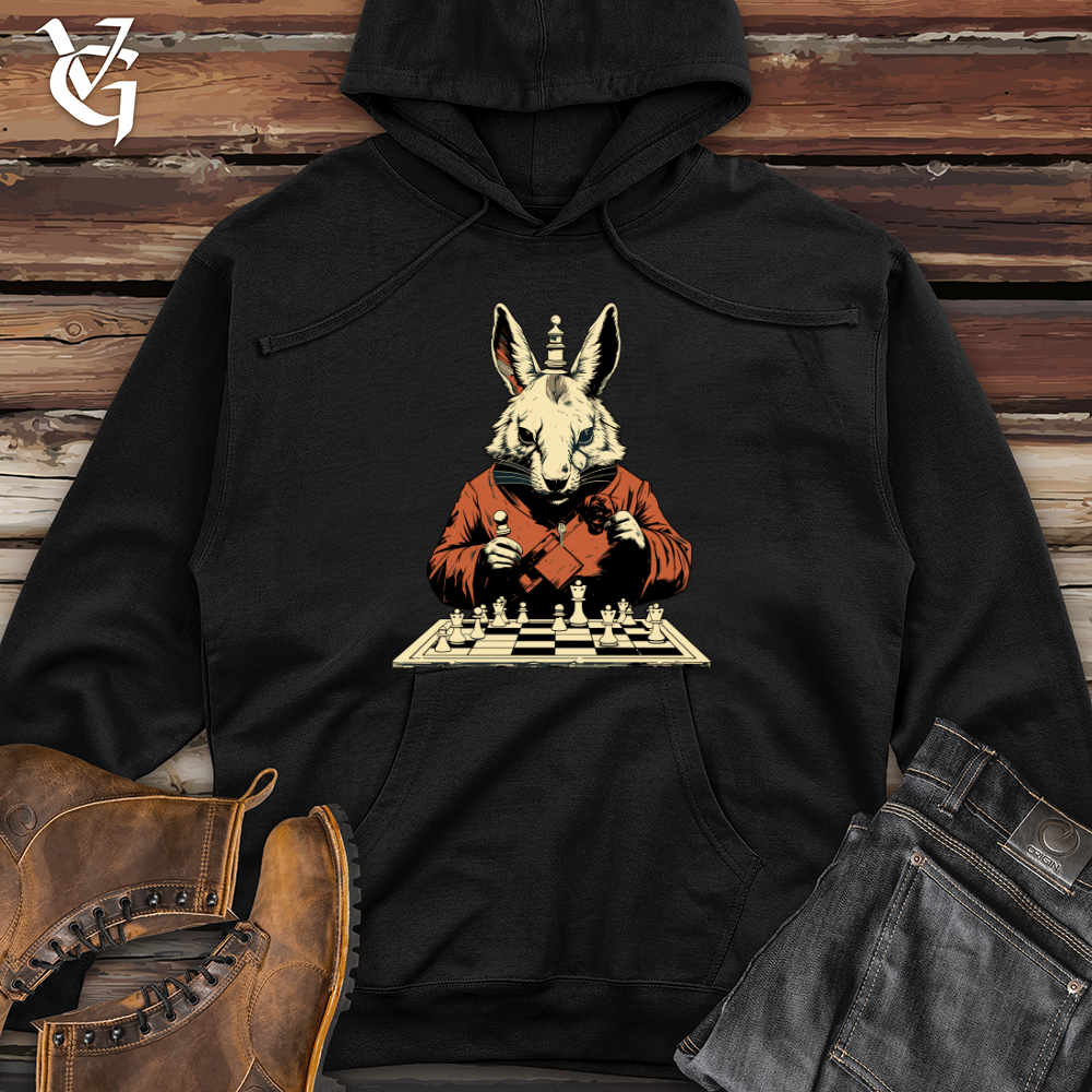 Retro Chess Master Midweight Hooded Sweatshirt