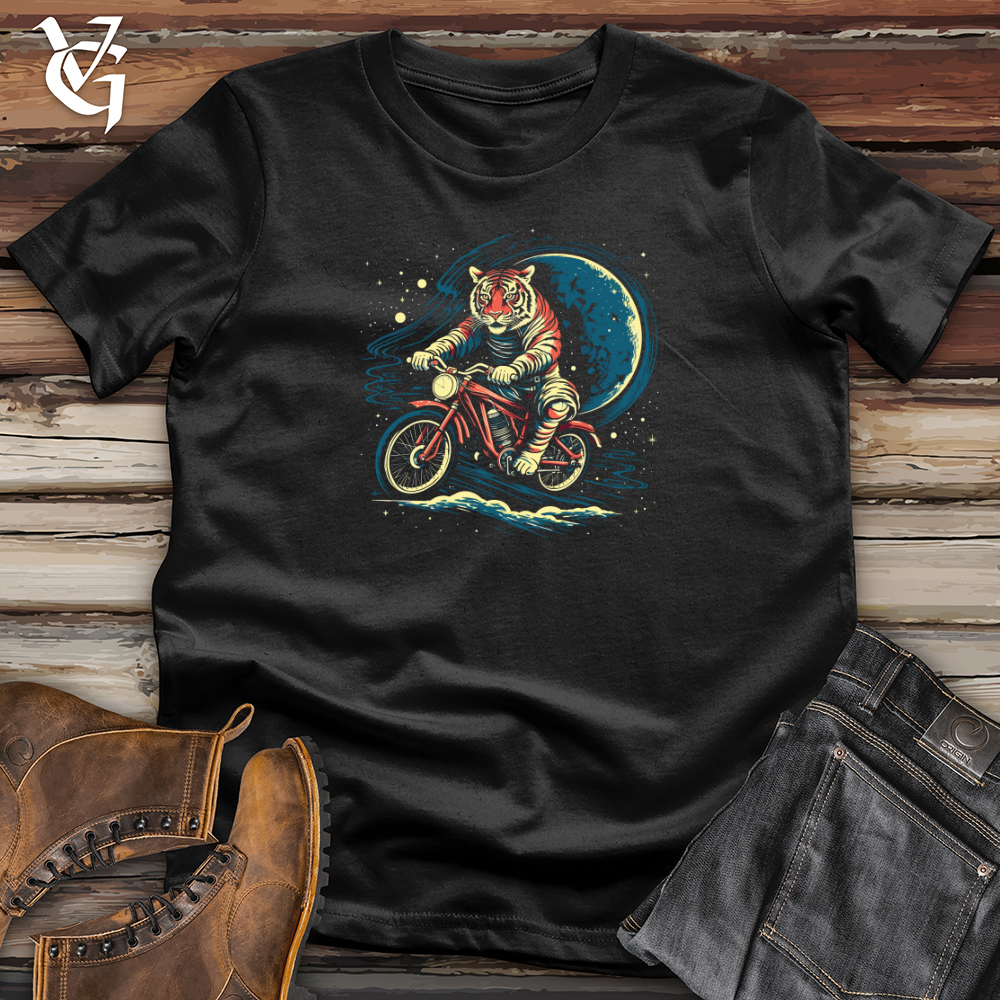Retro Cosmic Bicycle Tiger Softstyle Tee