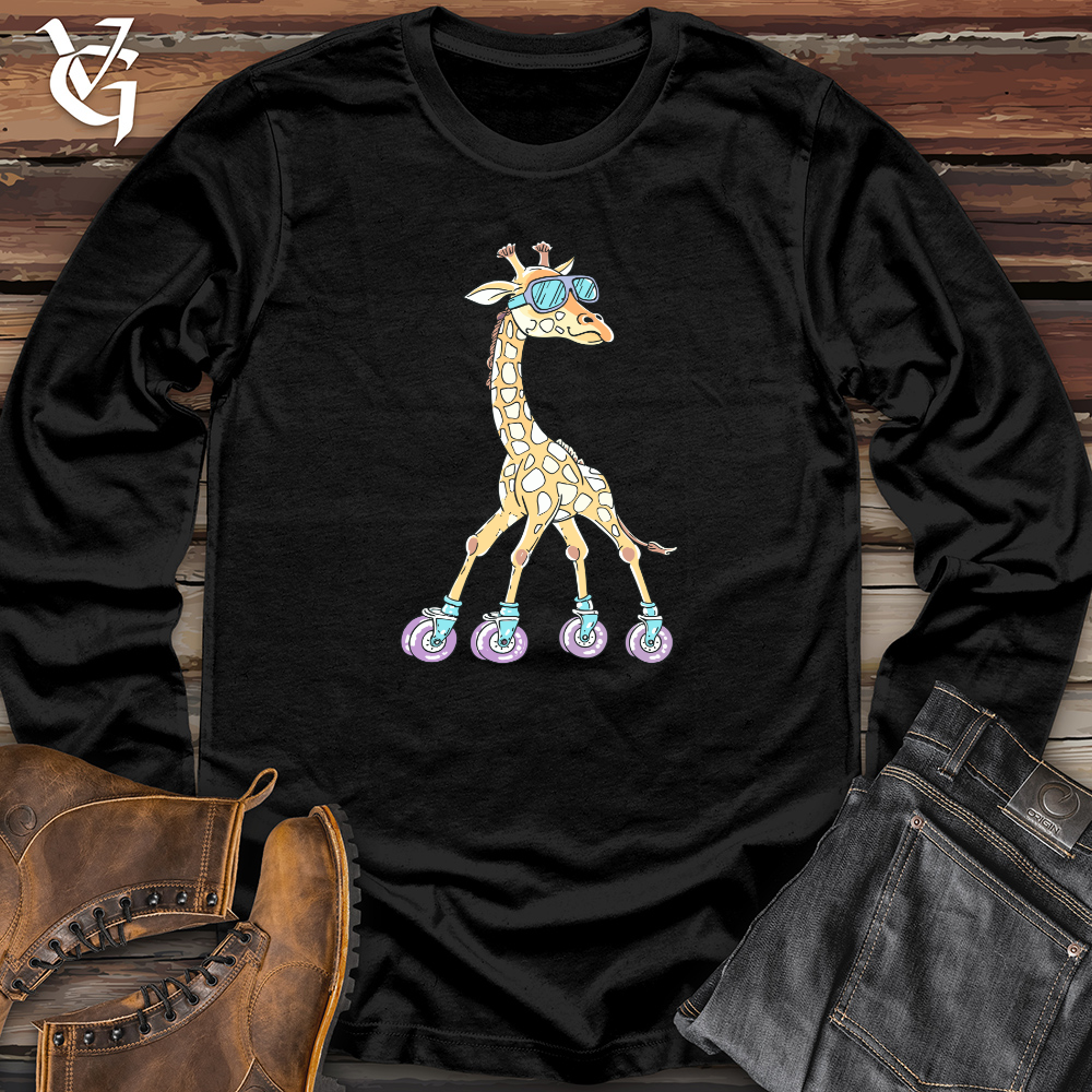 Giraffe Skating Long Sleeve