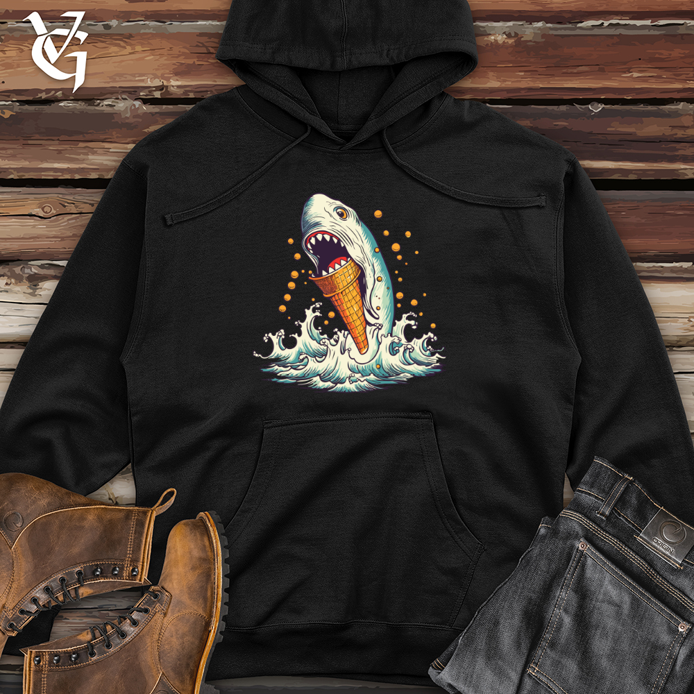 Aquatic Meltdown Mishap Midweight Hooded Sweatshirt