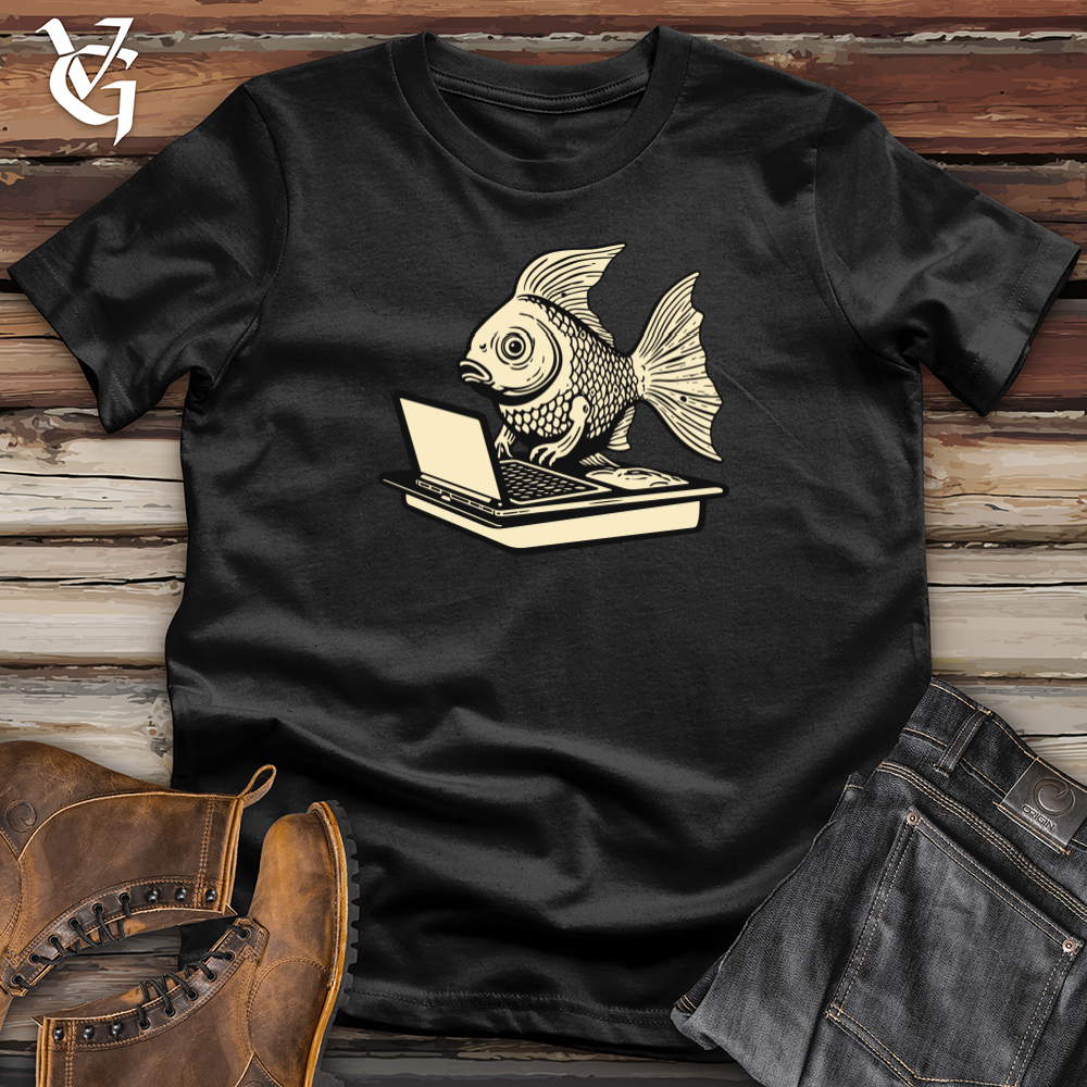 Digital Streamlined Fish Softstyle Tee