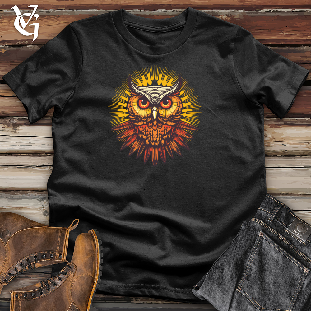 Enlightened Solar Owl Cotton Tee