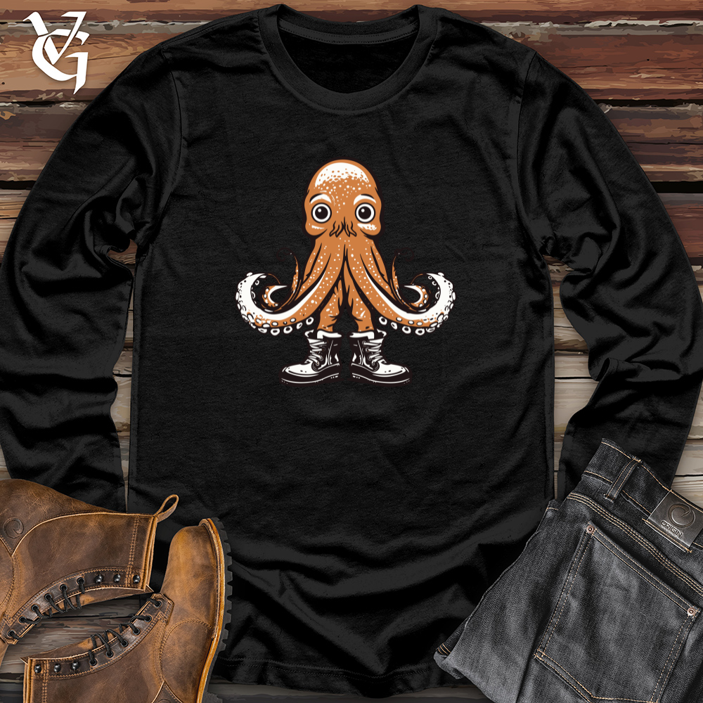 Retro Snow Boot Octopus Long Sleeve