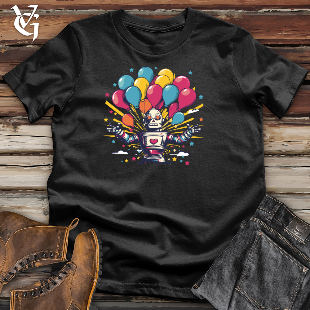 Balloons and Bots Cotton Tee