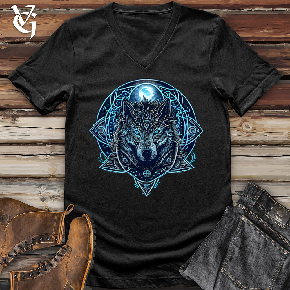 Celtic Fenrir Wolf V-Neck