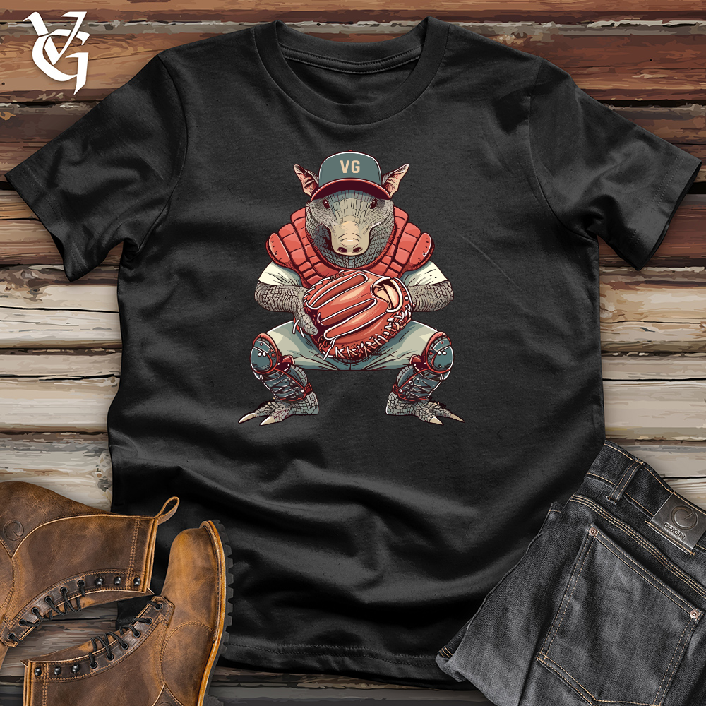 Armadillo Catcher's Stance Cotton Tee