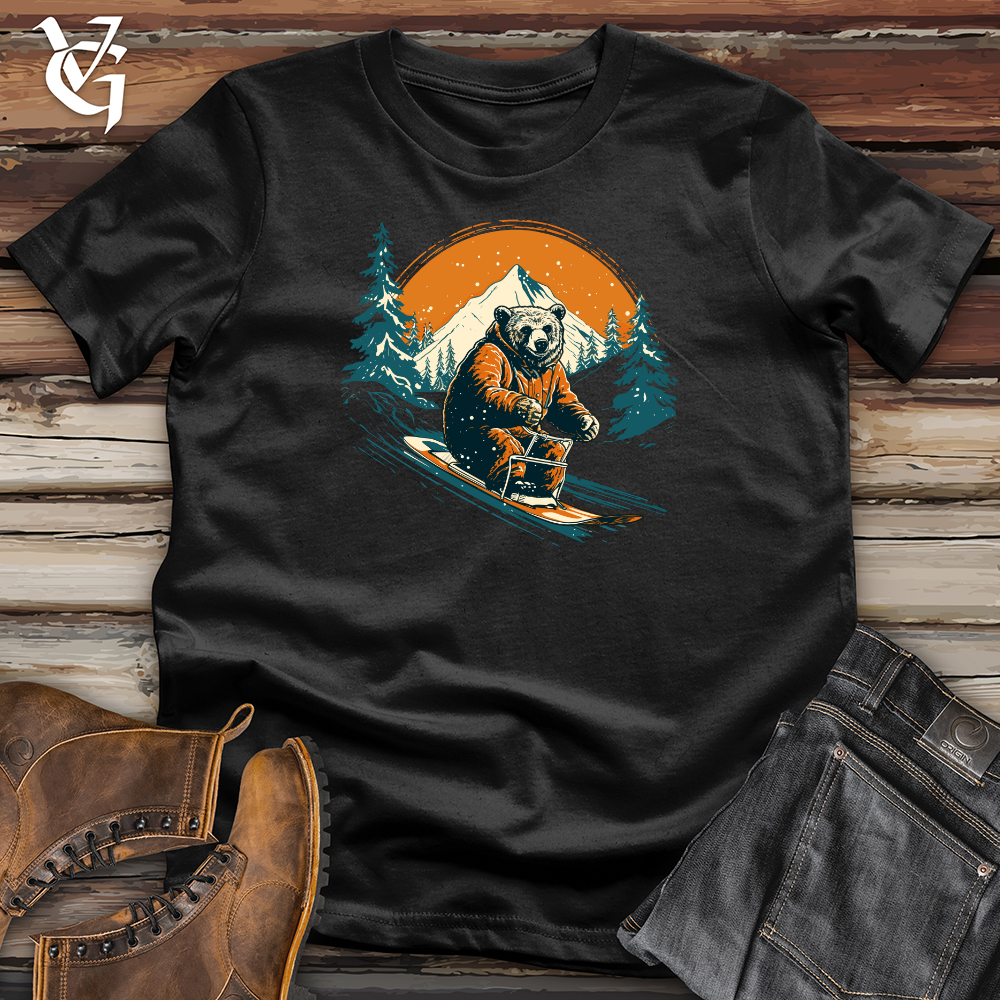 Retro Sledging Bear Softstyle Tee