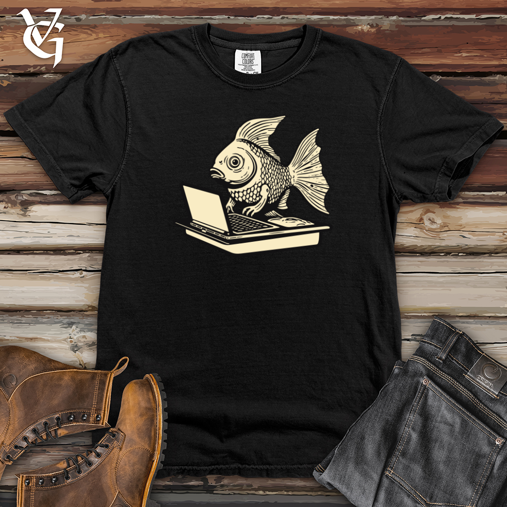 Digital Streamlined Fish Heavy Cotton Comfort Colors Tee