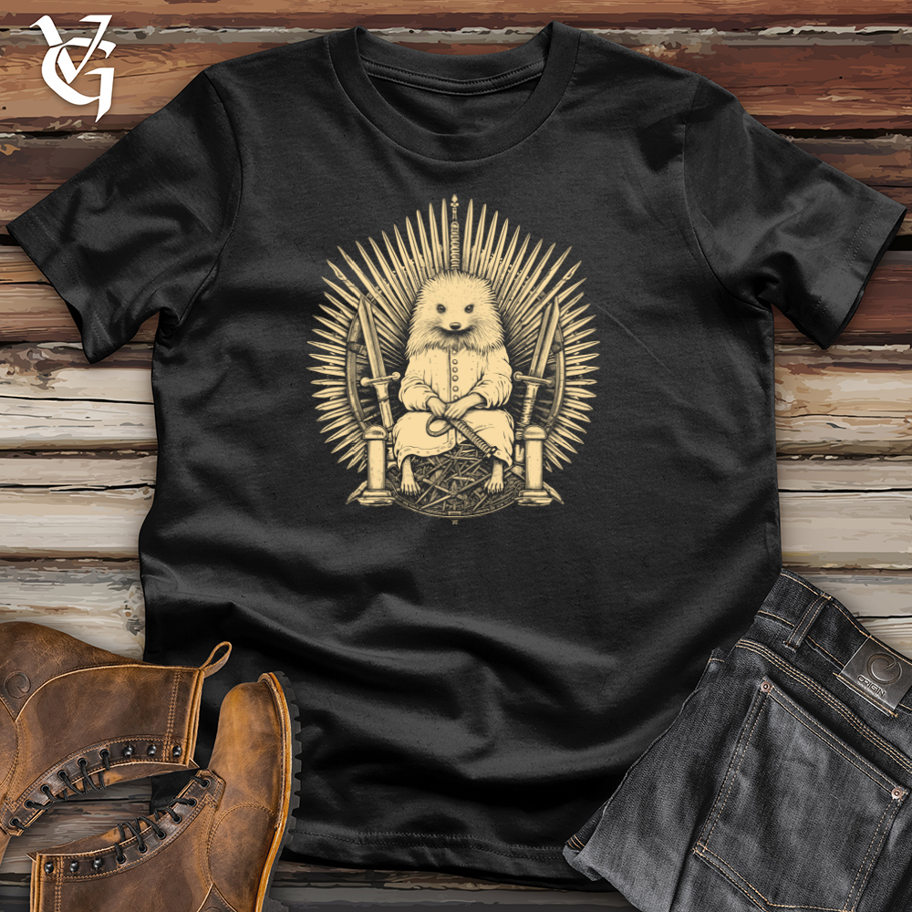 Hedgehog Royal Throne Cotton Tee