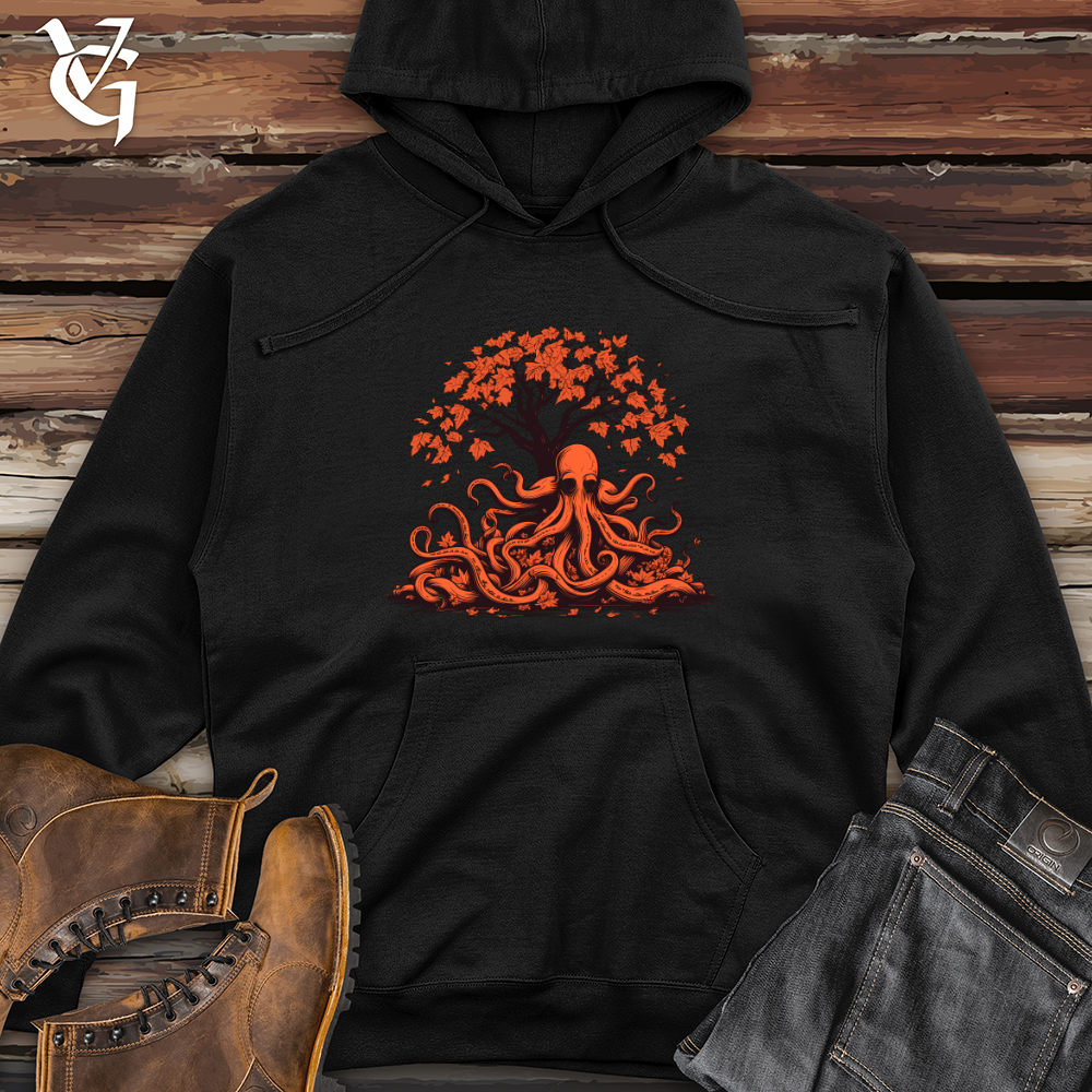 Retro Leaf Raker Midweight Hooded Sweatshirt