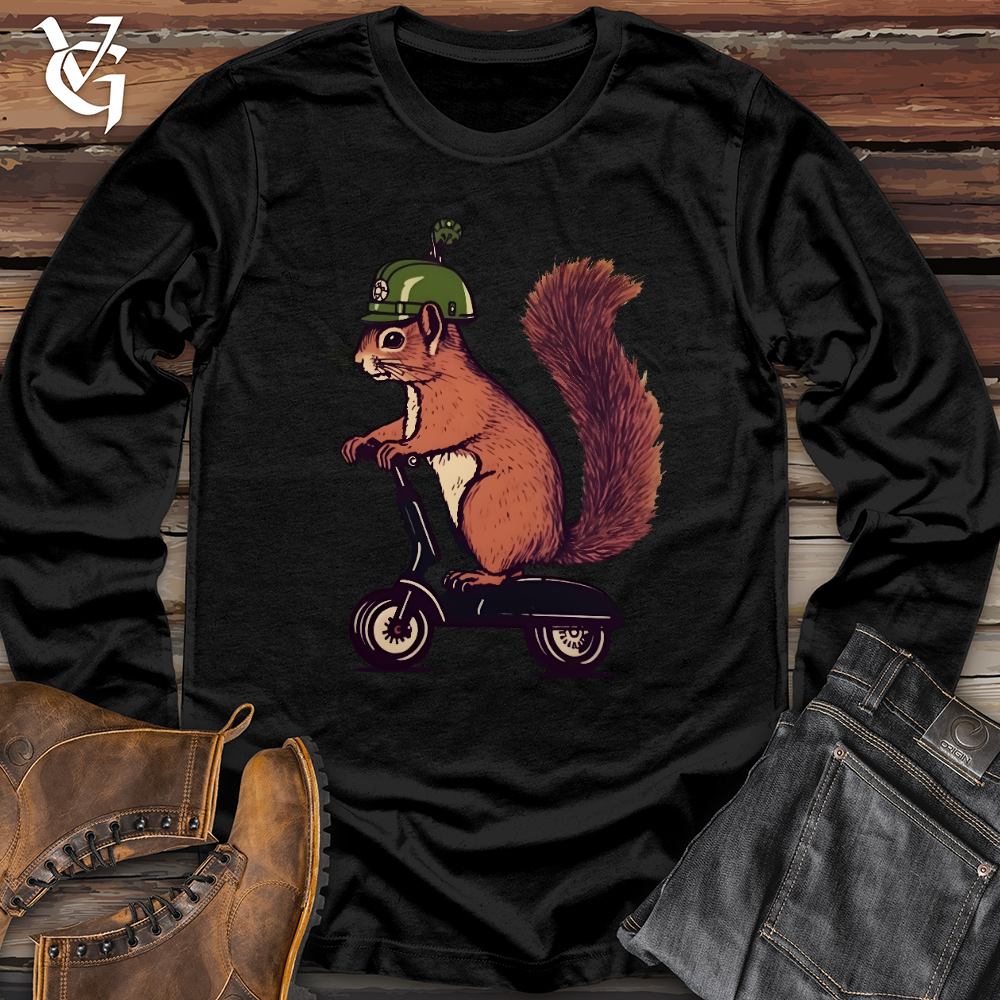 Squirrel Scoot Long Sleeve
