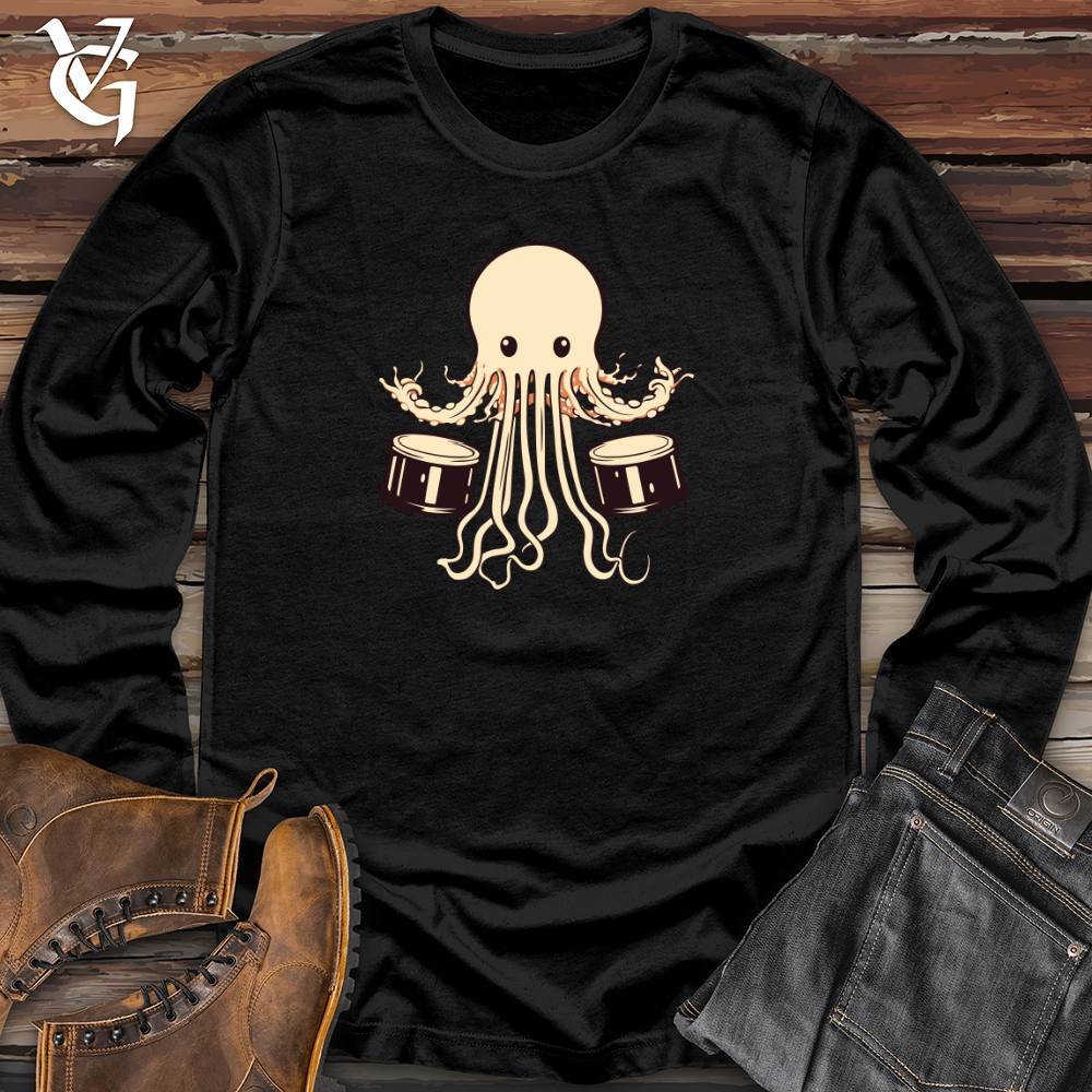 Retro Drumming Jelly Long Sleeve