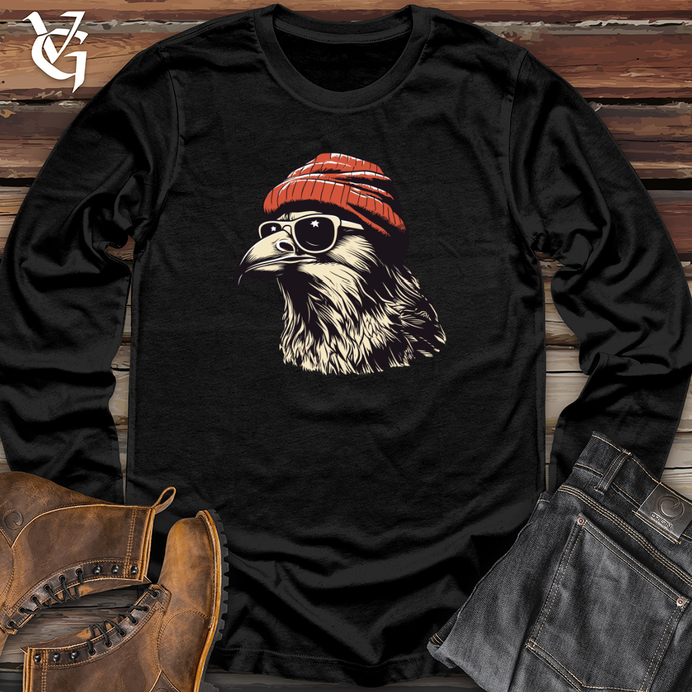 Retro Cool Crow Long Sleeve
