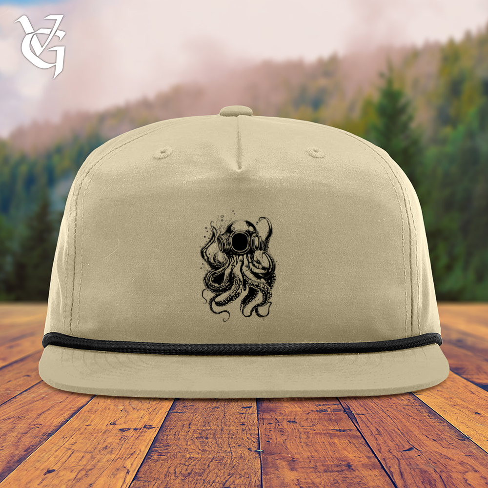 Scuba Octopus Snapback Cap
