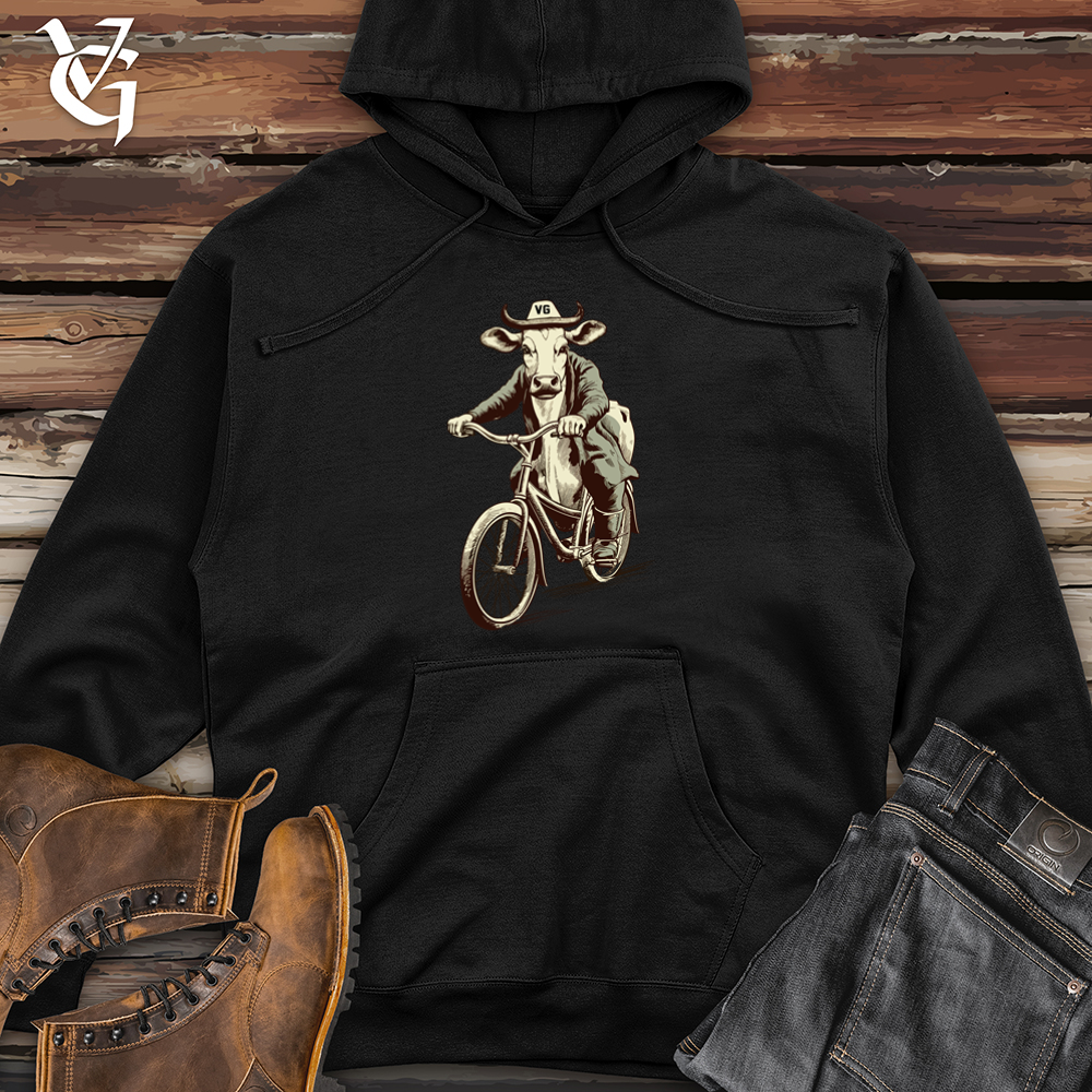 Bicycle Bovine Adventures Midweight Hooded Sweatshirt
