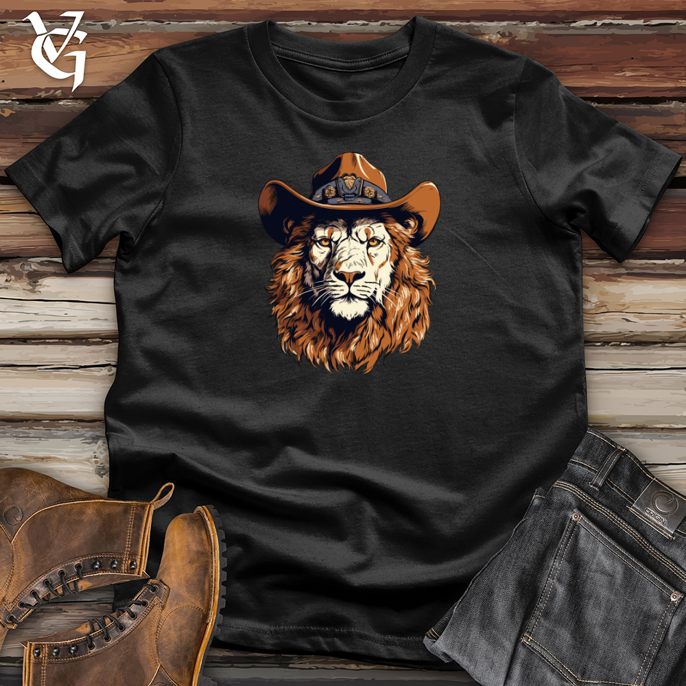 Retro Cowboy Lion 01 Softstyle Tee