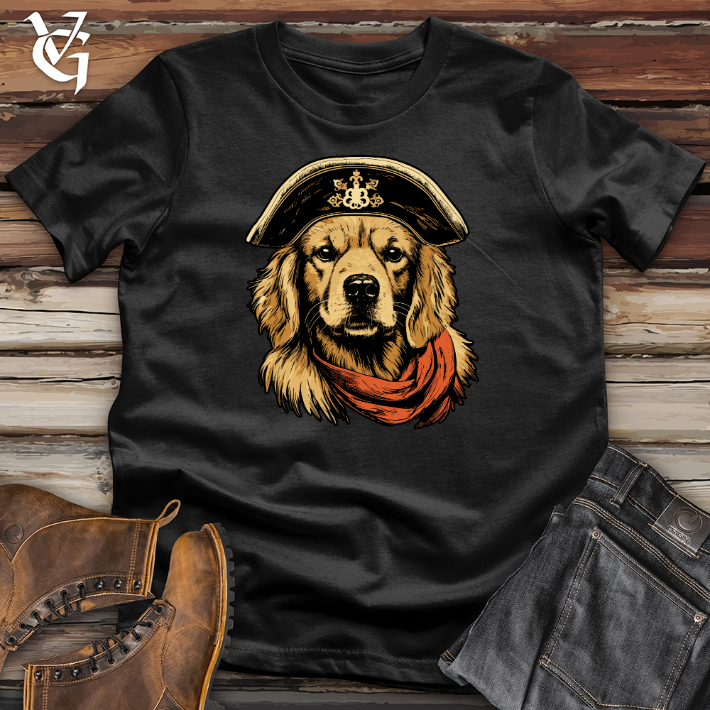 Pirate Pup Golden Retriever Softstyle Tee