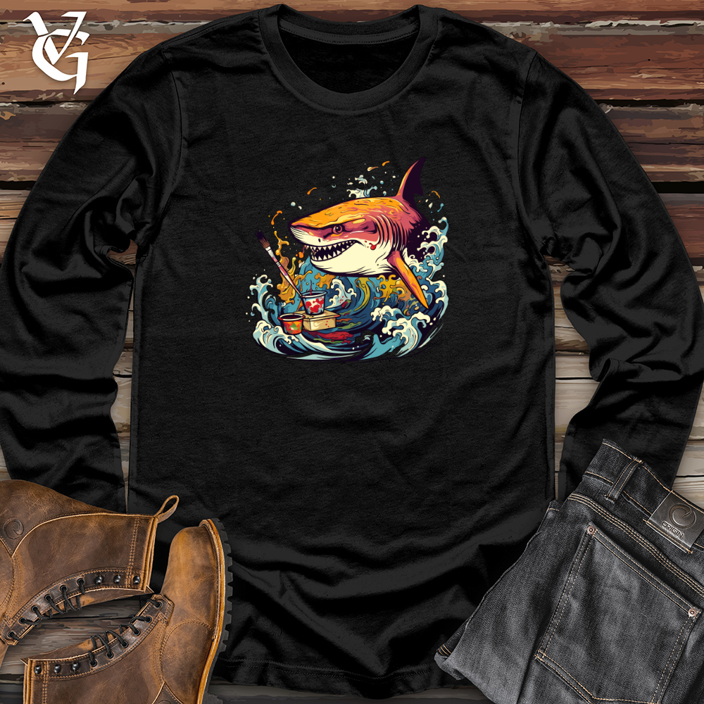 Vivid Seascape Shark Long Sleeve