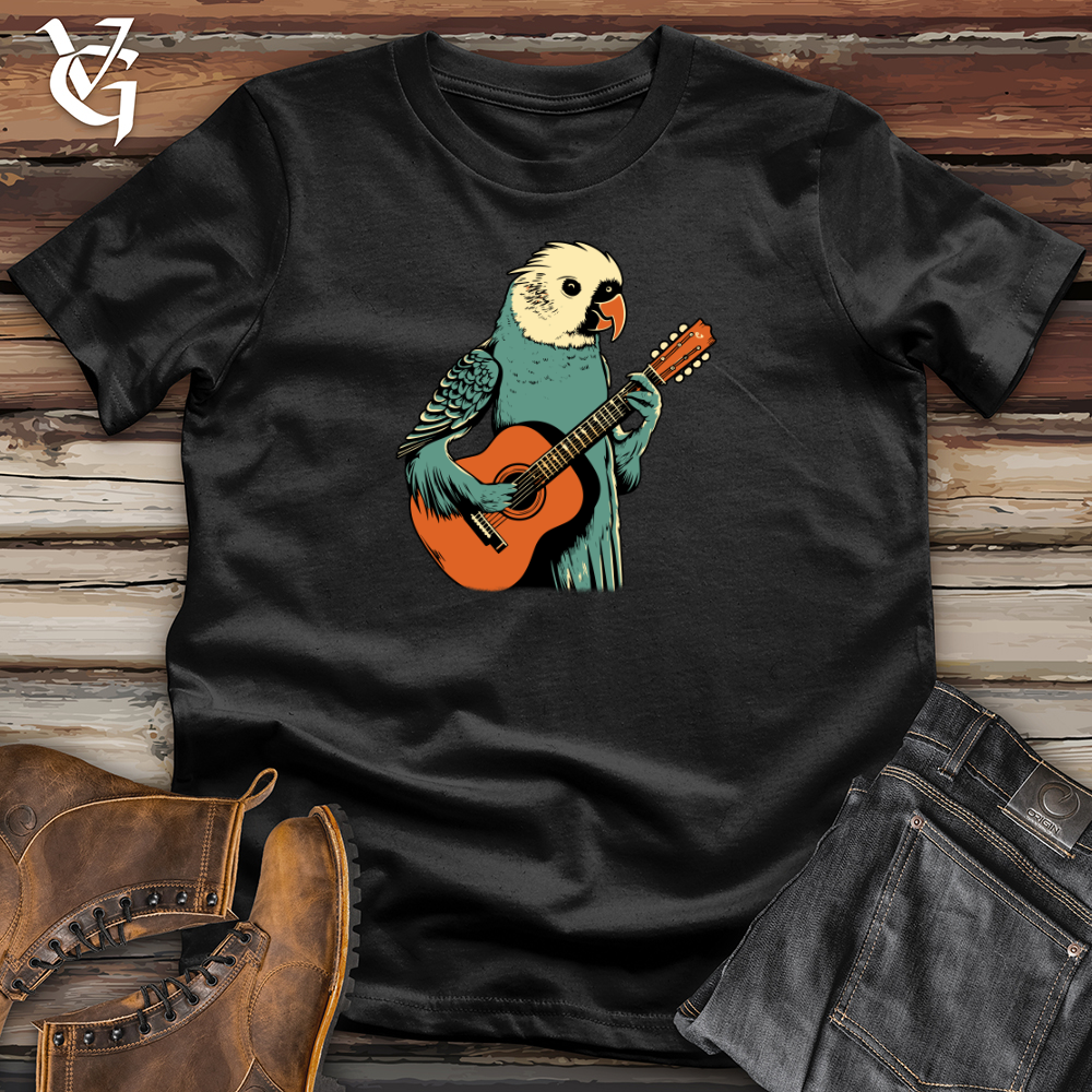 Parakeet Strumming Guitar Softstyle Tee