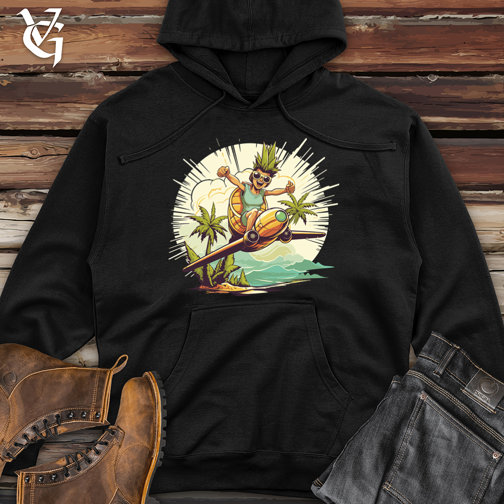 Aviator Pineapple Adventure Midweight Hooded Sweatshirt