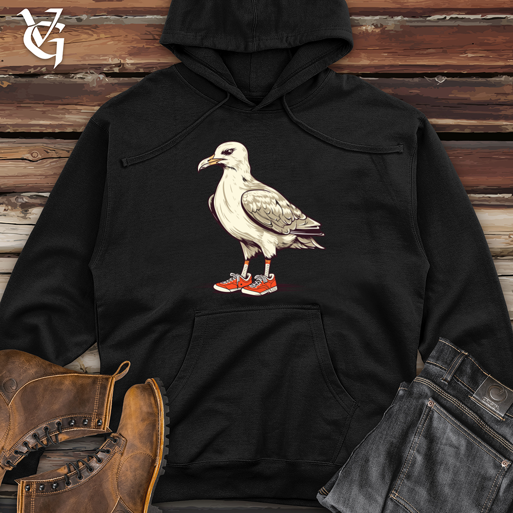 Vintage Sneaker Seagull Midweight Hooded Sweatshirt