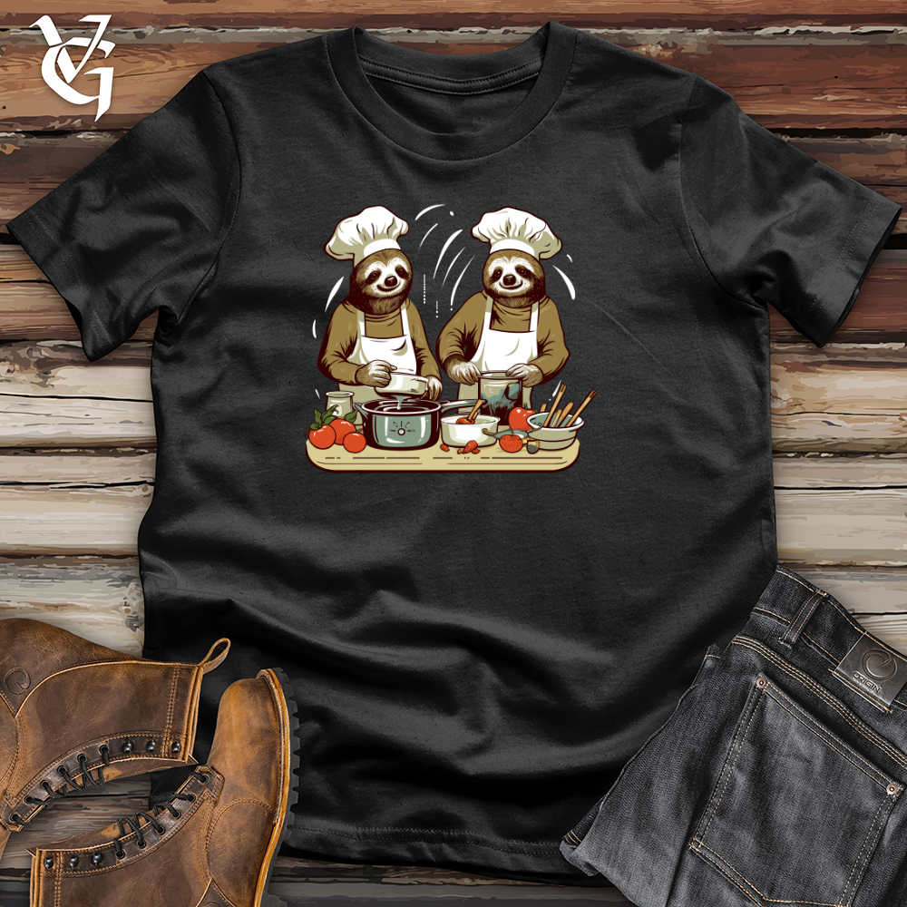 Sloth Chefs Gourmet Cotton Tee